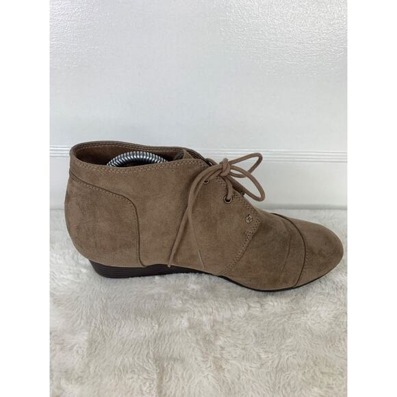 MIA Womens Amore Sarah Ankle Bootie Size 10M Brown Suede - Picture 5 of 10